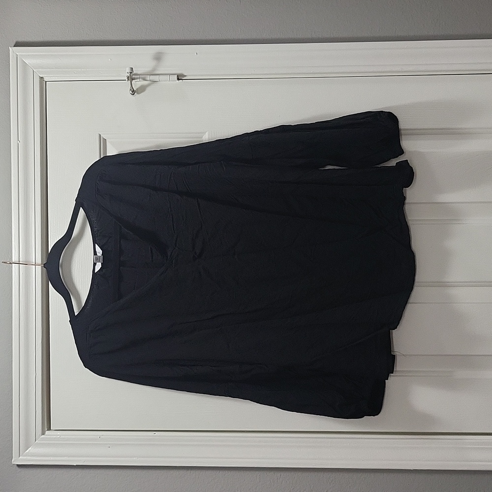 Time and Tru Elegant Black Blouse XXXL